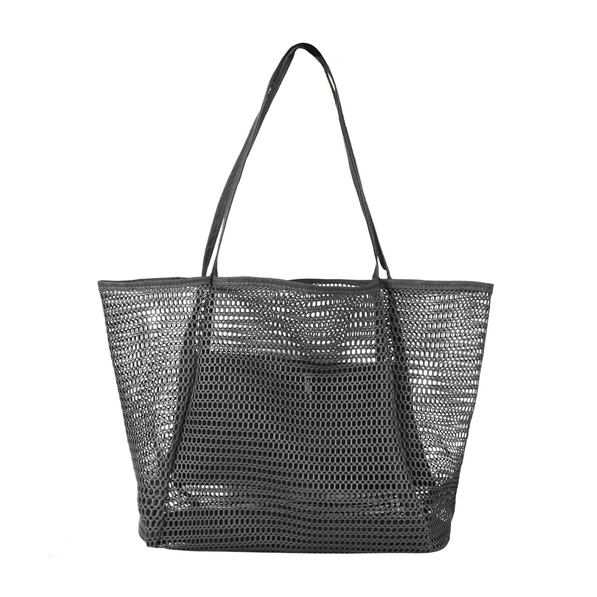 Strandnet, draagtas met één schouder, opbergtas voor was- en zwemkleding voor dames_voghion.com