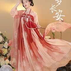 漢服古代スタイルオリジナル本物晋製中国女性の交差襟腰学生スーパー妖精春と夏のスーツ夏と秋