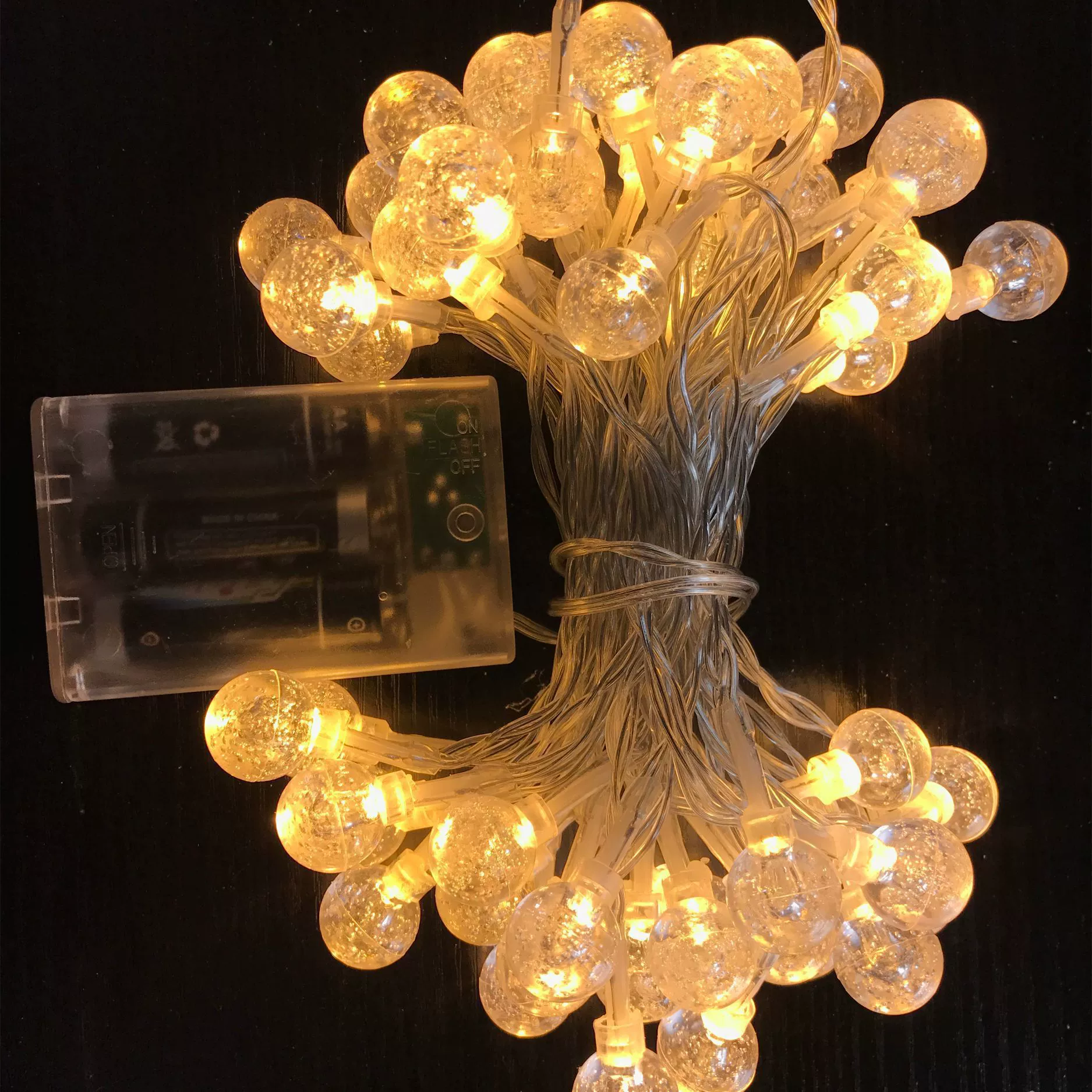 LED цветная световая гирлянда фонарь пузырь Board Ball Ball Lights Рождество, День свадьбы на улице