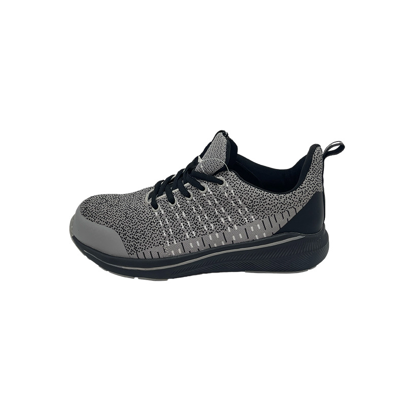 Fabricante de fabricación de ultraligero ventilador anti-golpe anti-perforación cabeza de cuchilla de acero zapatos de protección contra el deslizamiento anti-desgaste zapatos de seguridad ligeros