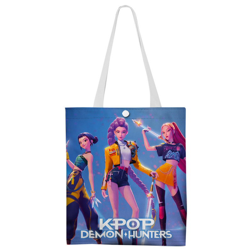 Anime Canvas Bag Handbag Shopping Bag Kaguya I Upgraded KPOP Witch Hunters Hell Inn Alone 2