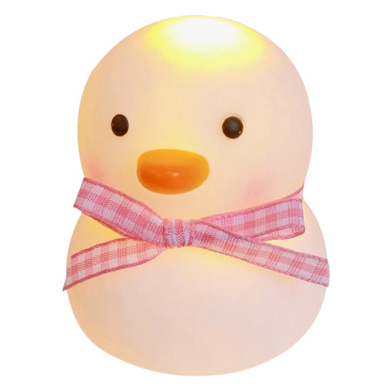 INS dormitorio chica LED noche luz mini pato lámpara decoración dormitorio nuevo regalo creativo