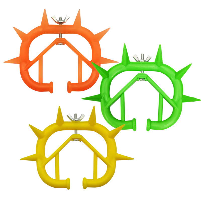 Nariz de ternera transfronteriza Dispositivo de destete de ternera espina Anillo de leche Anillo de Nariz de ternera de plástico engrosado Anillo de Nariz de vaca sin punzón Dispositivo para evitar la leche de ternero