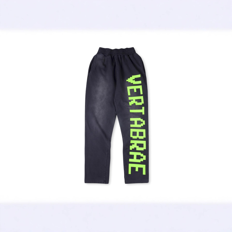 跨境外贸男女明星同款Vertabrae sweatpants镶钻立体字休闲长裤|undefined