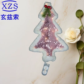 场地布置道具;圣诞装饰品;棉坯布