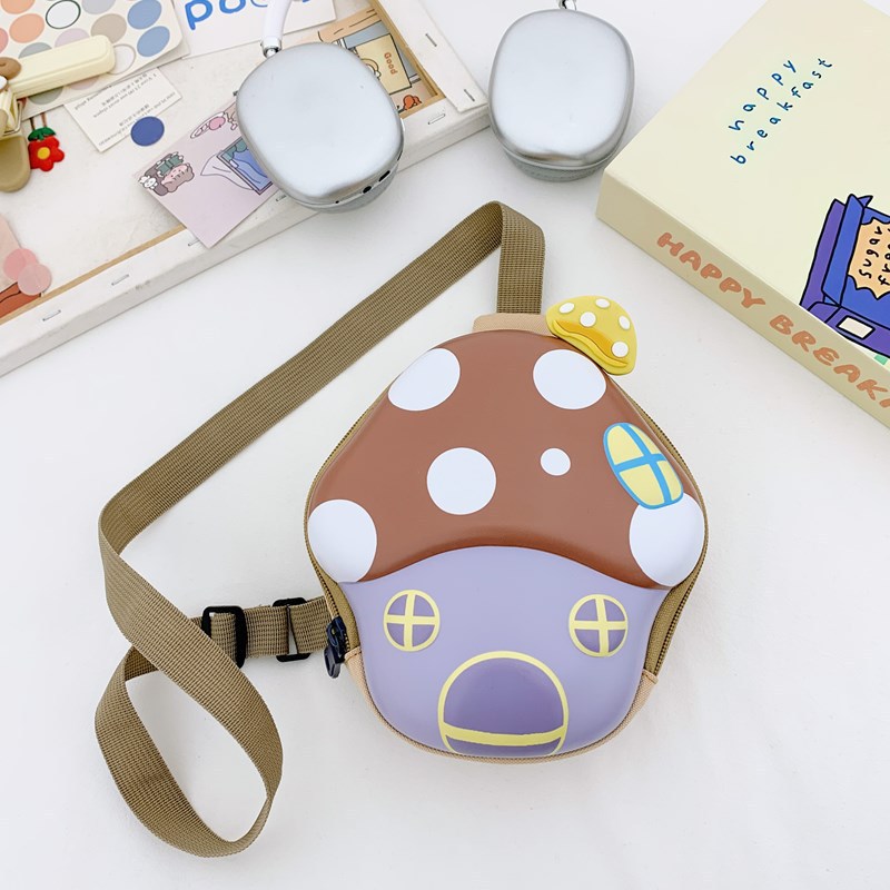 Mochila de pecho de niños, mochila de cáscara de huevo de dibujos animados, jardín de infantes, mochila de hombro para niños y niñas, bolso de cambio de cáscara dura