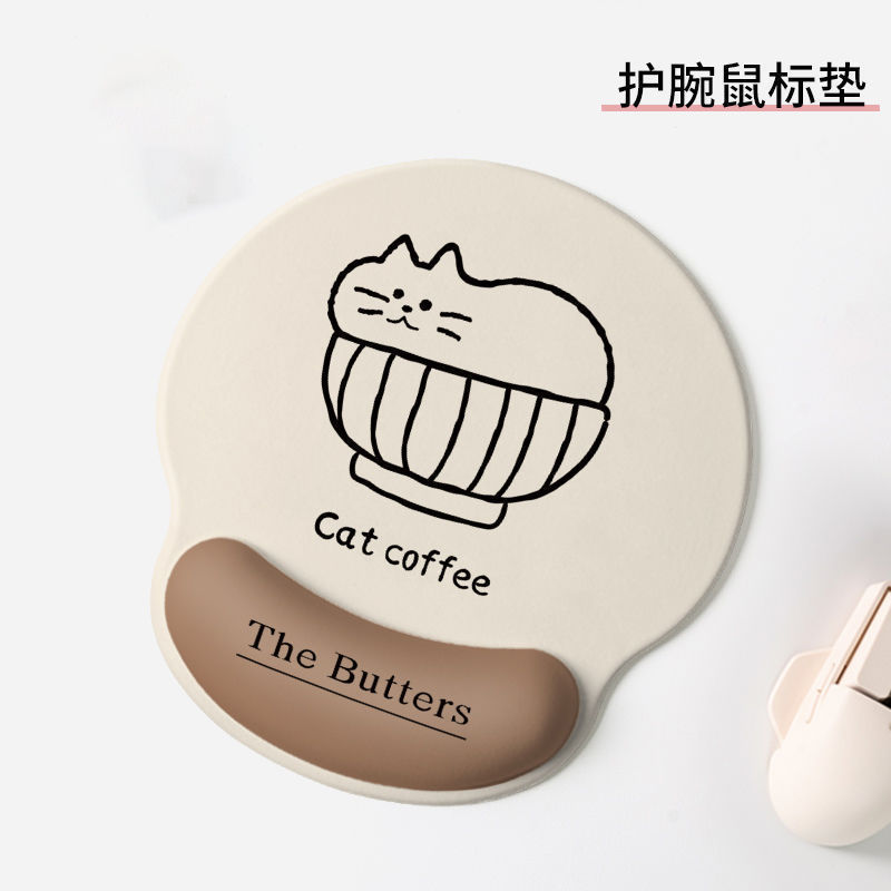 Lindo feliz pescado muñeca pad mouse pad muñeca pad teclado pad oficina mouse pad para niñas