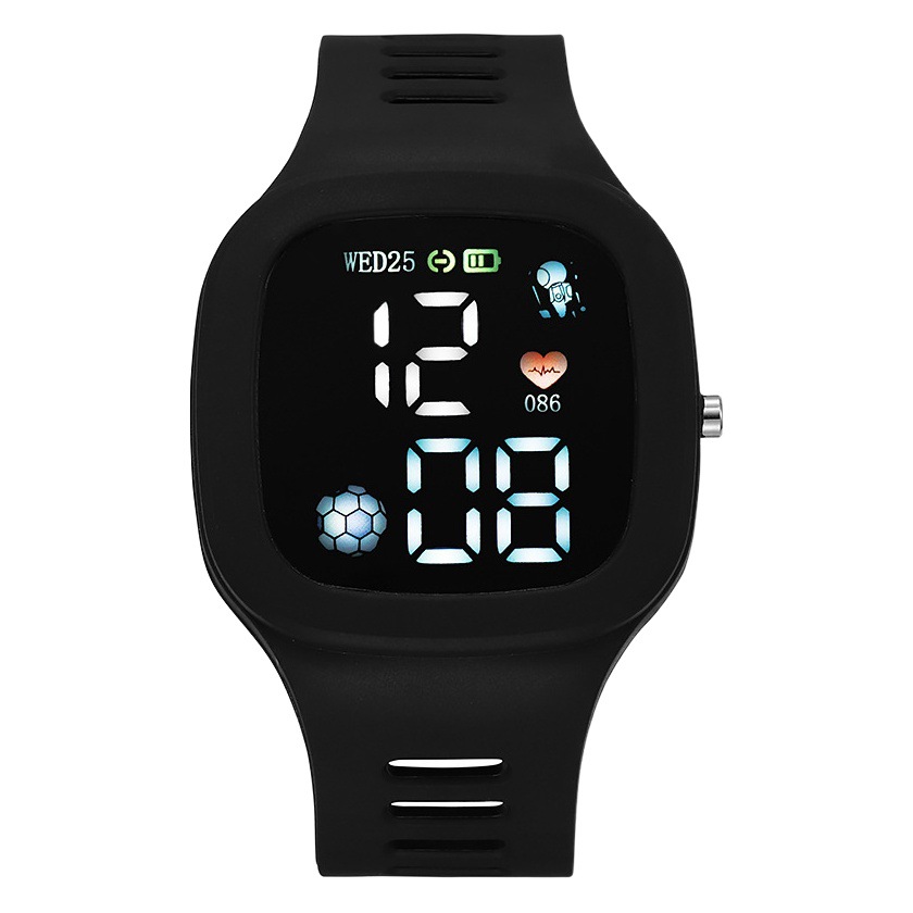 Fiesta del estudiante estilo fresco reloj ins estilo nicho estilo de la Universidad Klein azul neto rojo hermoso cuadrado jalea reloj