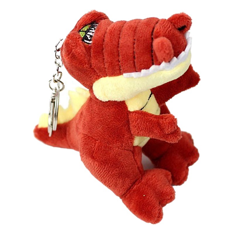 Creativo de dibujos animados de cocodrilo llavero dinosaurio colgante de coche juguete de los niños pequeño cocodrilo muñeca regalo de la muchacha