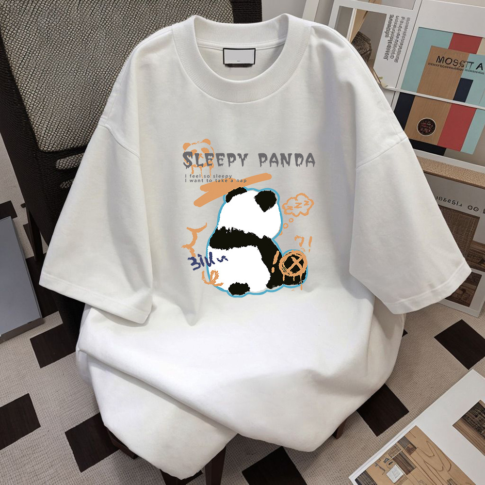 純綿半袖tシャツ女性wish eabyアマゾン外国貿易欧米女装少女感プリントゆるい丸首