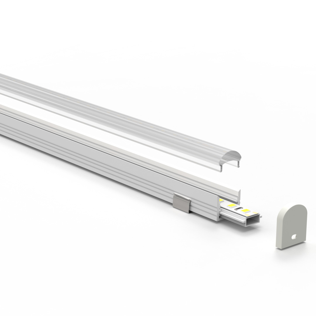 LED 렌즈 라이트 바 알루미늄 슬롯 라이트 각도 10-30-60-90-120 미러 프론트 라이트 하드 라이트 바 하우징 키트