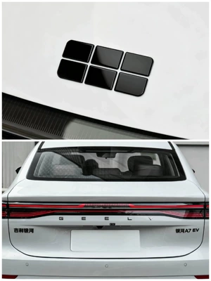 Car logo – non-destructive installation - covered-model-front-label-sub-black