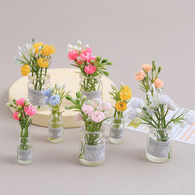 多色立体夜光花瓶创意手工diy奶油胶配饰树脂小配件饰品材料批发