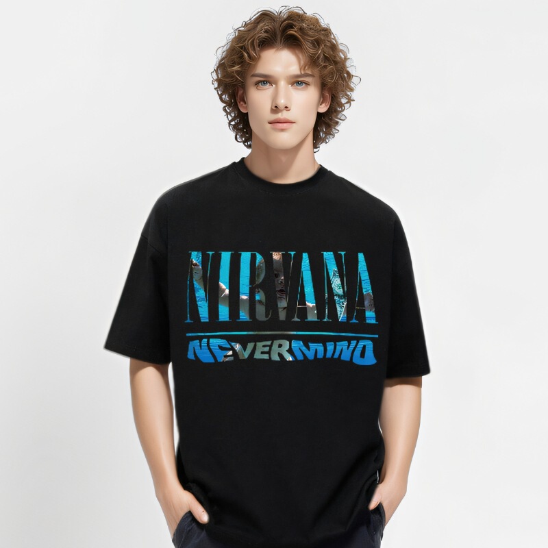 Nirvana Nevermind T-shirt Nirvana Rock American Kids Street Short Sleeve vintage Long Sleeve