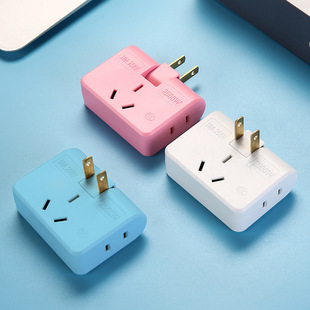 180 rotating socket converter one drag three two holes two feet double head plug converter two plug two multi-function