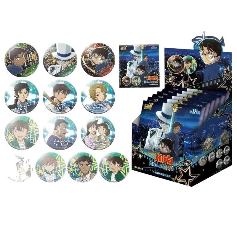 Клубный значок серии « authentic Detective Conan» пятиконечная звезда в миллион долларов, blind box, жестяные периферийные изделия