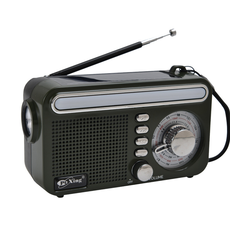 Transfronteriza mano de emergencia solar multibanda radio FM AMSW inalámbrica tarjeta Bluetooth MP3 reproductor