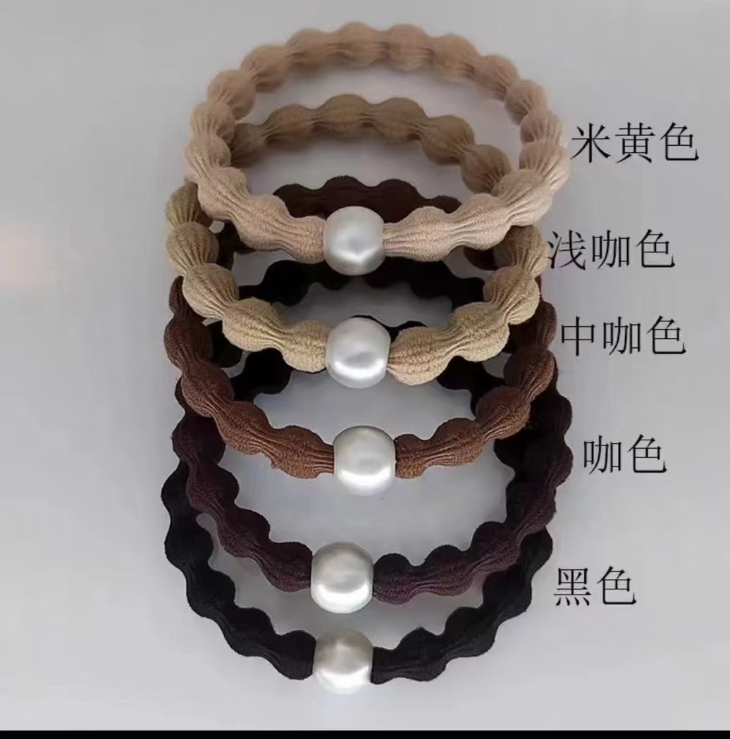 Mascarilla facial de alta elasticidad, lazo para el cabello, cola de caballo alta, cuerda para el cabello sin costuras para niños, no daña el cabello, banda de goma de cuerda para la cabeza para niñas