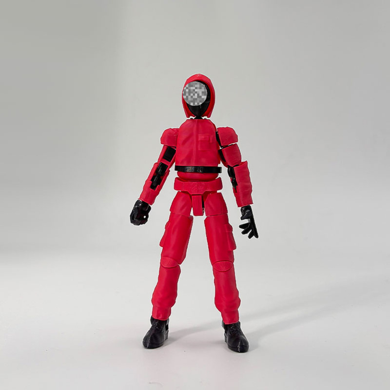 人気の新製品リトルレッドマン可動イカ多関節人形 3D プリント dummy13 装飾品組み立ておもちゃ|undefined