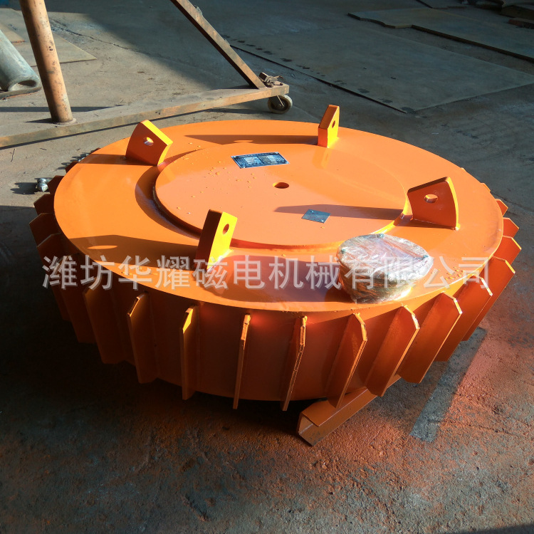 圆盘式电磁选矿除铁器 干式电磁除铁器 悬挂式除铁器