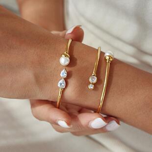 �f�d�W����Ȧ���CŮ18k���P��ʯ������ӿ��Ĺ܏����_���֭h