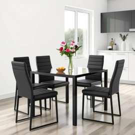 dining chairs邮购包装亚马逊热销横线椅跨境外贸轻奢高级感餐椅