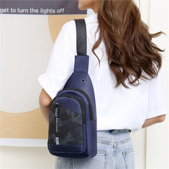 戶外胸包男女同款休閒潮搭單肩包2024春季新款時尚潮流斜挎包批發