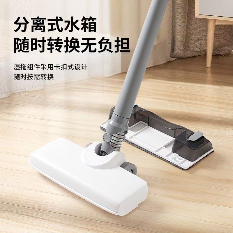 家庭用強力吸引とモップ掛けを一体化したクロスボーダーハンドヘルドワイヤレス掃除機乾湿両用大吸引縦型掃除機|undefined
