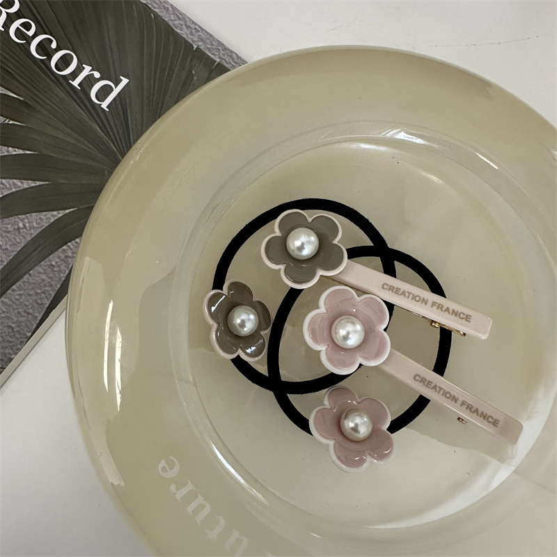 Testa di fiore di perle Fascia per capelli con fiori giapponesi Forcina per capelli Elastico Piccolo copricapo con fiori Corda per capelli elastica alta Fermaglio per capelli Nuovi accessori per capelli_voghion.com