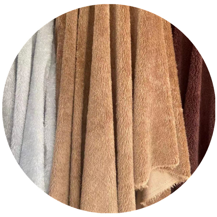 Super suave terciopelo con carded tela de terciopelo Ártico tela de terciopelo de algodón ropa de los niños guantes cómodos tela de alfombra de terciopelo