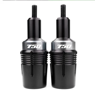 Suitable for Suzuki Gsxs750 Gsxs1000 Modified Body Anti-Fall Protection Ball + Exhaust Pipe Anti-Fall Rod (Motorcycle bumper) - gray-pair-of-body-anti-fall-gsxs750
