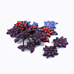 Hengmeihe Vintage Ethnic Handmade Disc Fastener Traditional Ethnic Style Button Silk Cheongsam Tangzhuang Button Large Flower Fastener