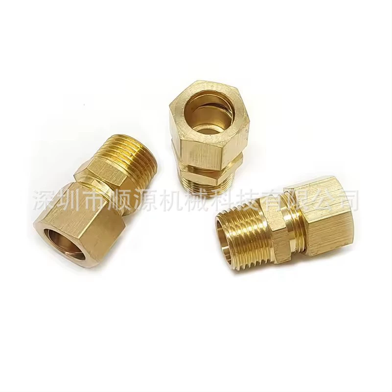 Медный чехол для карт прямой разъем Двухголовый чехол для карт