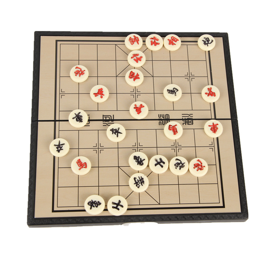 折叠棋盘磁石中国象棋 便携迷你磁力象棋