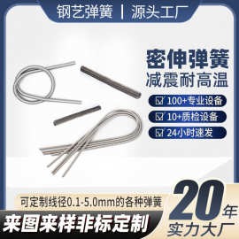加工定制大小线径各种弹簧工厂定制生产密伸弹簧拉伸弹簧