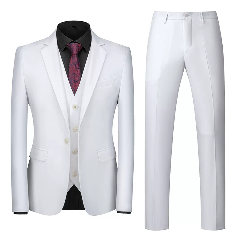 (Cross-border trading), white set, Korean style, 3 piece set, 3D