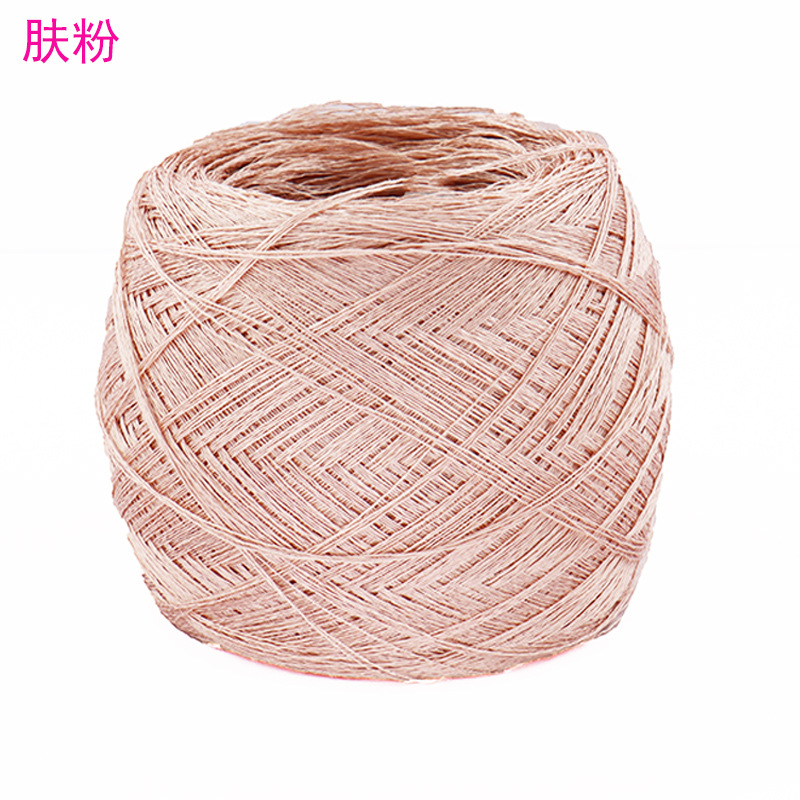 Siyue al por mayor de primavera y verano de seda de morera Tencel hilo de lana tejida a mano bricolaje Bola de seda de hielo hilo de lana fina