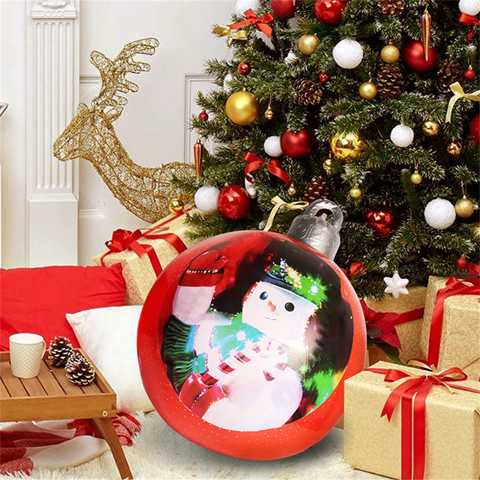 Christmas Snowflake PVC Christmas Balloons display picture 26