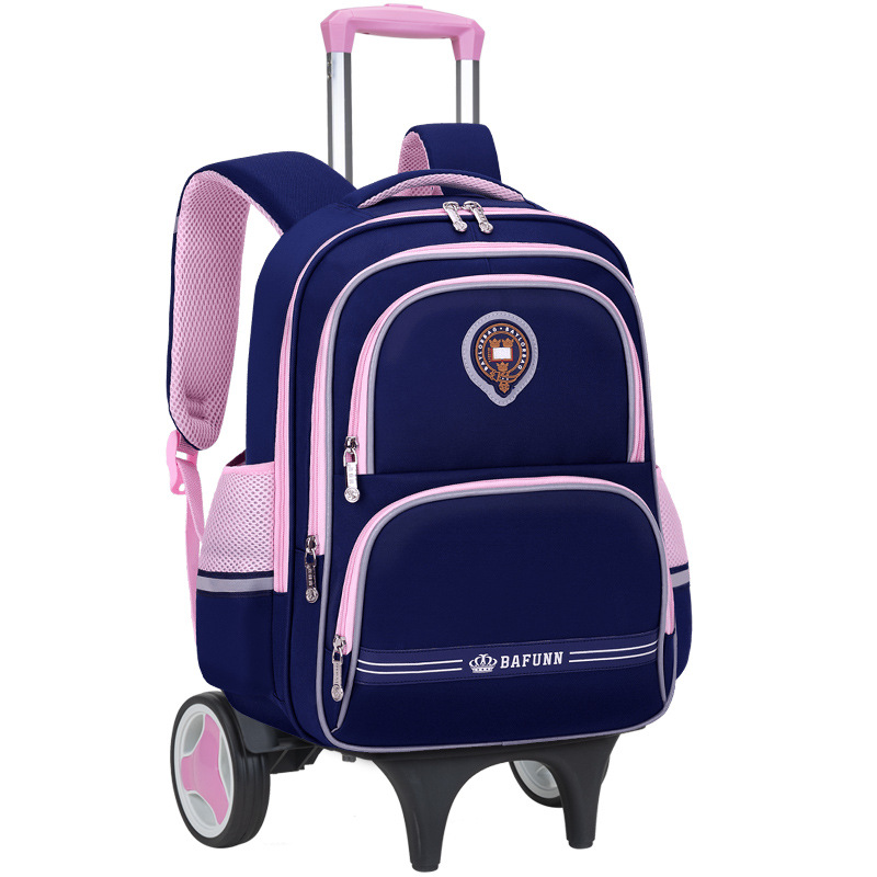 26 nuevas mochilas de tirón para niños y niñas 2 - 3 - 5 - 6 grados mochilas de hombro para niños de gran capacidad para reducir la carga