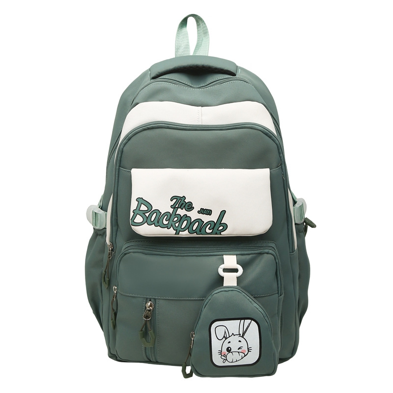 Mochila Venta directa de fábrica Mochila doble de conejo de gran capacidad Mochila escolar para estudiantes de secundaria y preparatoria Mochila linda para niñas