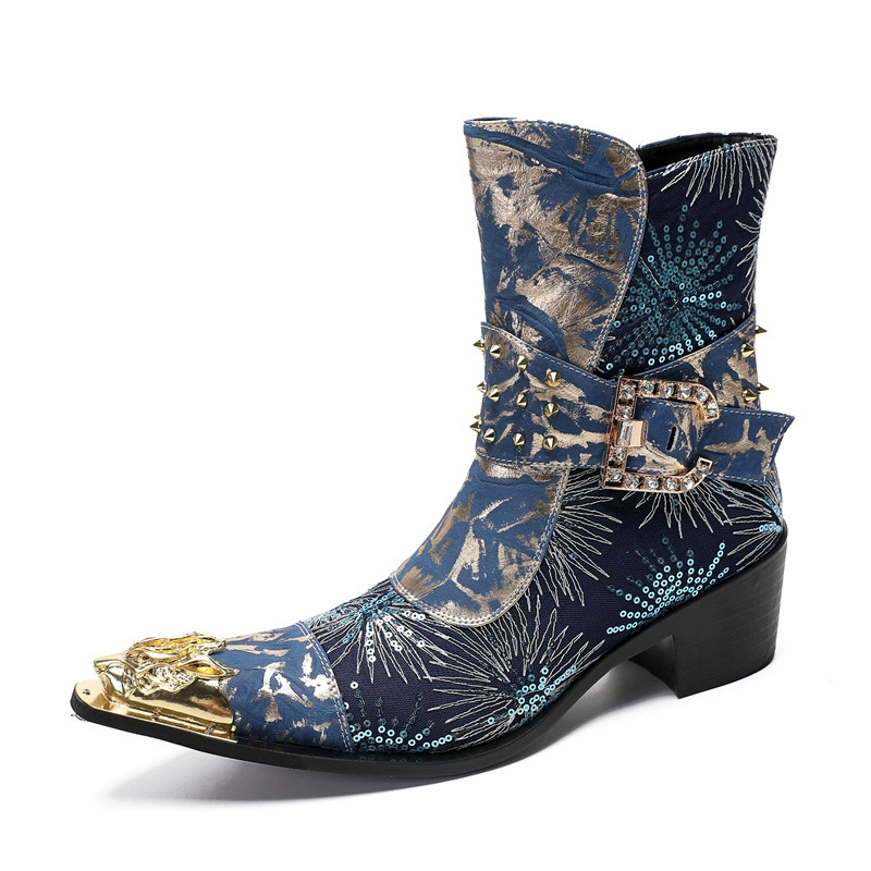 Мужские ботинки модные ботинки Martin в британском Корейском стиле из воловьей кожи с острым носком, мужские короткие официальные Ботинки Челси, мужские