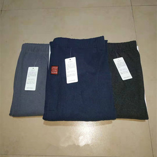 Factory wholesale double-sided velvet thin velvet warm men's pants thickened autumn and winter underpants slim bottoming thin velvet long pants