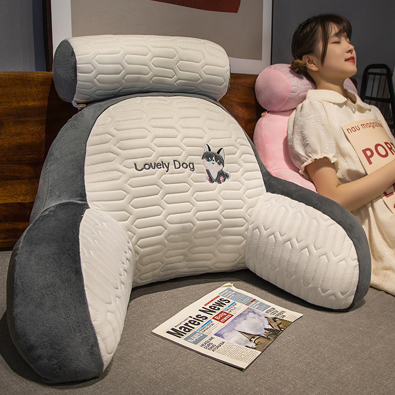 Bedside Cushion Soft Bag Waist Pillow Large Back Pillow Sofa Pillow Bed Reading Pillow Pregnant Women Dormitory Students