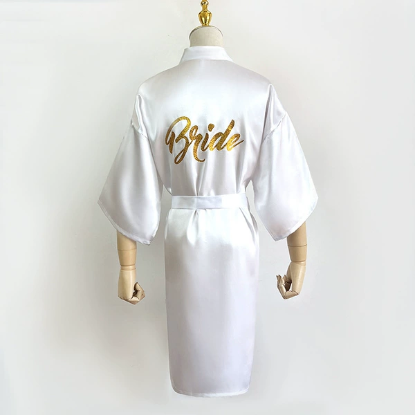 For bride, white