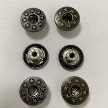 高档金属牛仔工字扣 锌合金牛仔裤纽扣 单针工字扣背带裤电镀纽扣