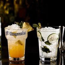 网红ins风餐厅超大容量玻璃杯500ml杯子饮料杯水果茶杯 莫吉托杯