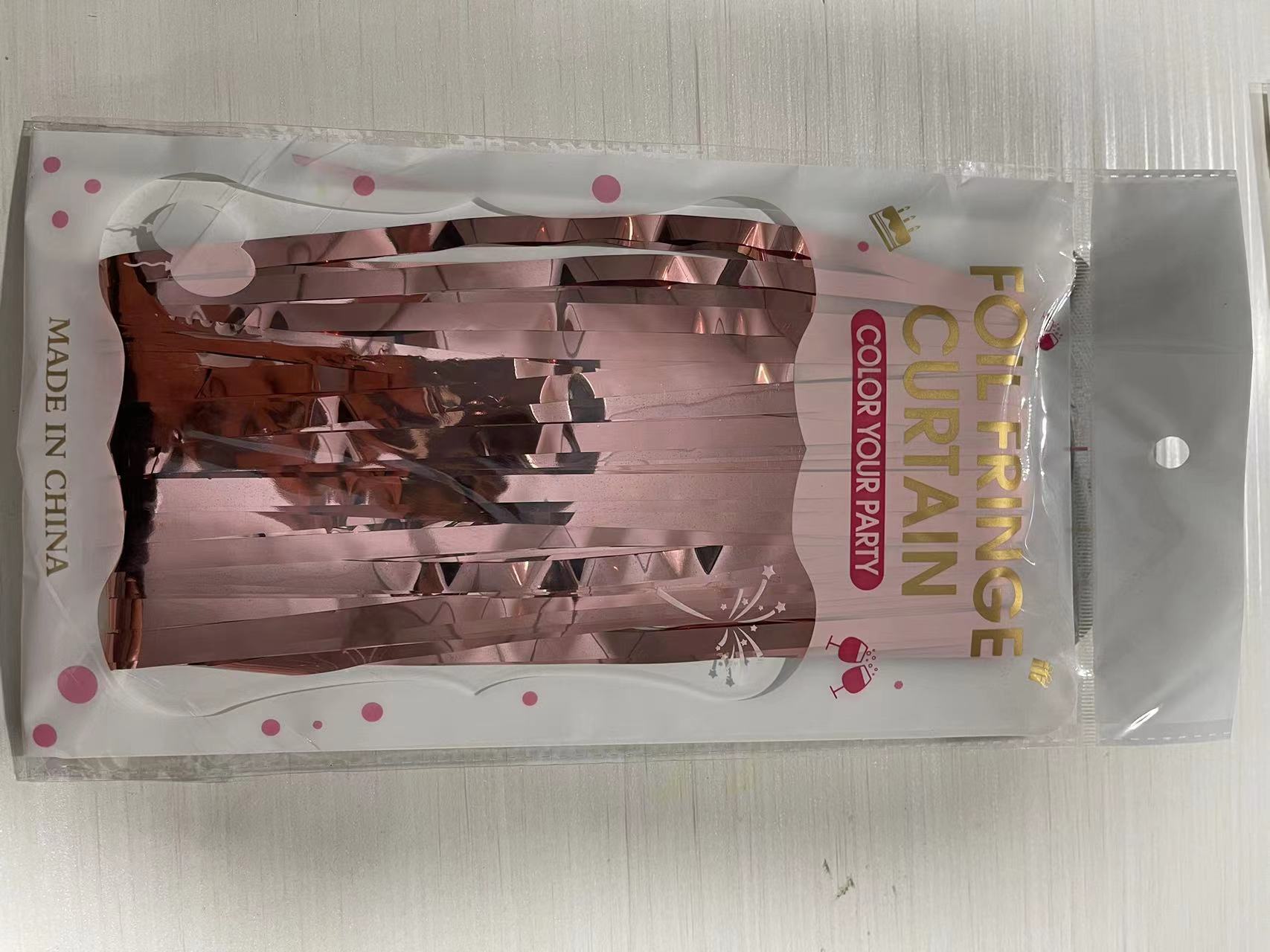 1*2 M 1,6 seda gruesa ordinaria brillante lluvia cortina de seda borla boda Fondo joyería