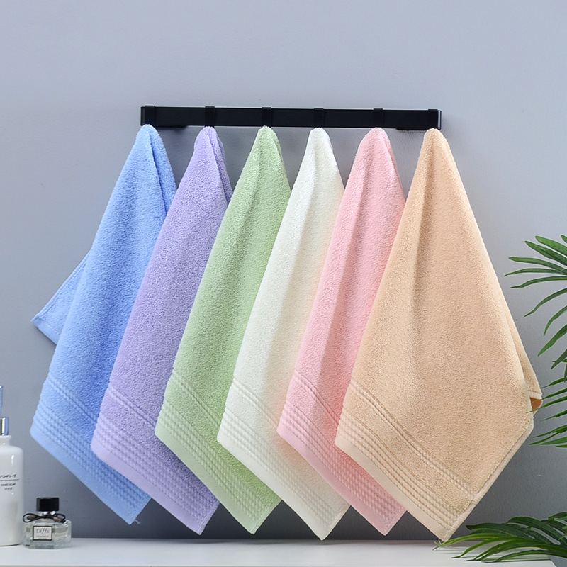 Manufacturer Wholesale Pure Cotton Household Face Towels, Soft and Absorbent, Cross-Border Best-Selling Towels, Adult Bathroom Face Wash Quick-Dry Towels