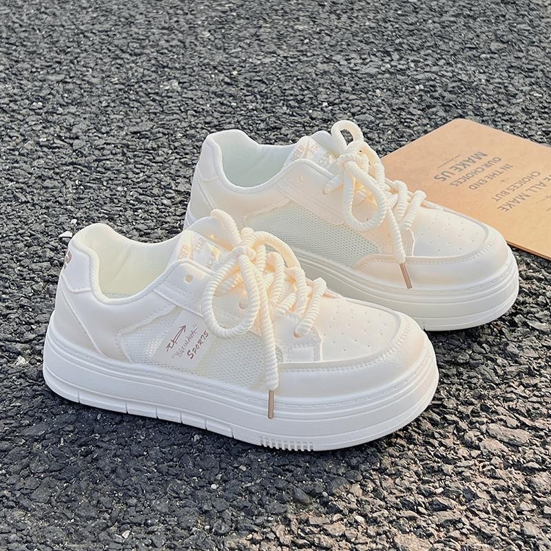 Summer white sneakers