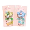 Demi-season cute children's hairgrip for princess, hair accessory, jewelry, bangs, flowered, wholesale